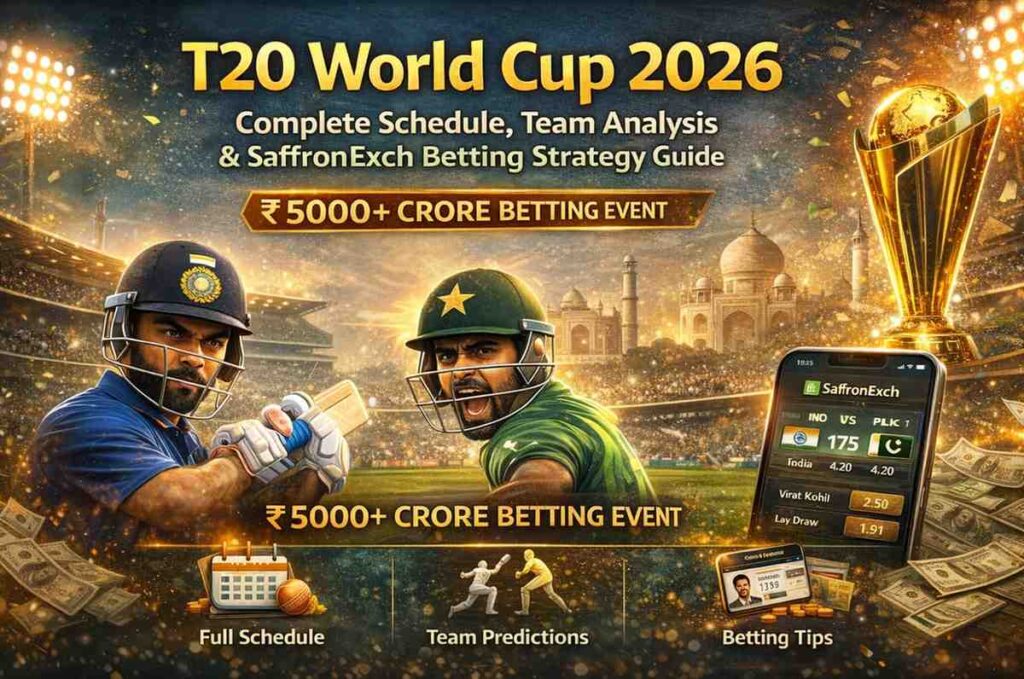 T20 World Cup 2026 full complete details on shedule team analysis saffronexch betting stratergy