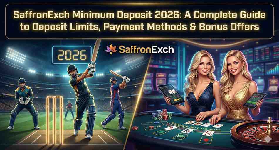 alt="SaffronExch Minimum Deposit 2026 Guide - Deposit Methods, Bonus Offers & Limits"