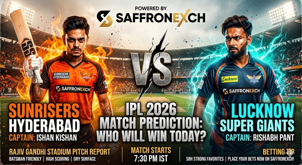 SRH vs LSG Match Prediction: Who Will Win Today? | Saffronexch