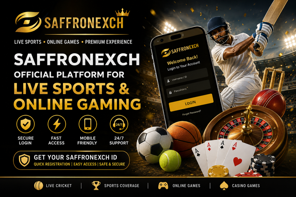 SaffronExch – Official Platform for Live Sports & Online Gaming