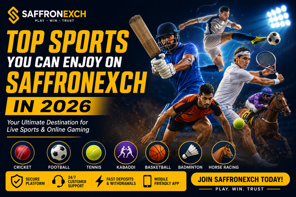 Top Sports You Can Enjoy on SaffronExch in 2026 Complete Guide
